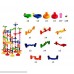 Maggift Marble Runs Toy Set Translucent Marbulous 105 Pieces 30 Glass Marbles B06Y52QXHR